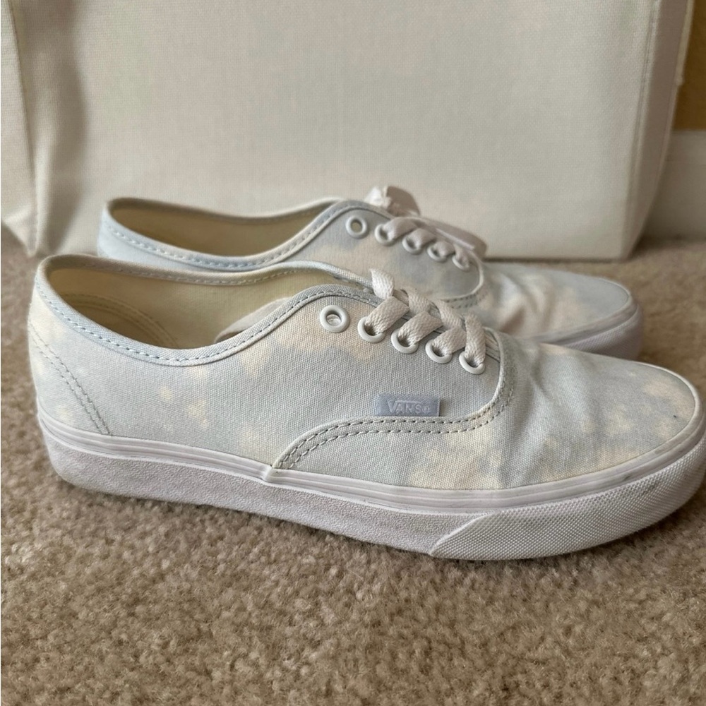 Vans Women's White Canvas Sneakers